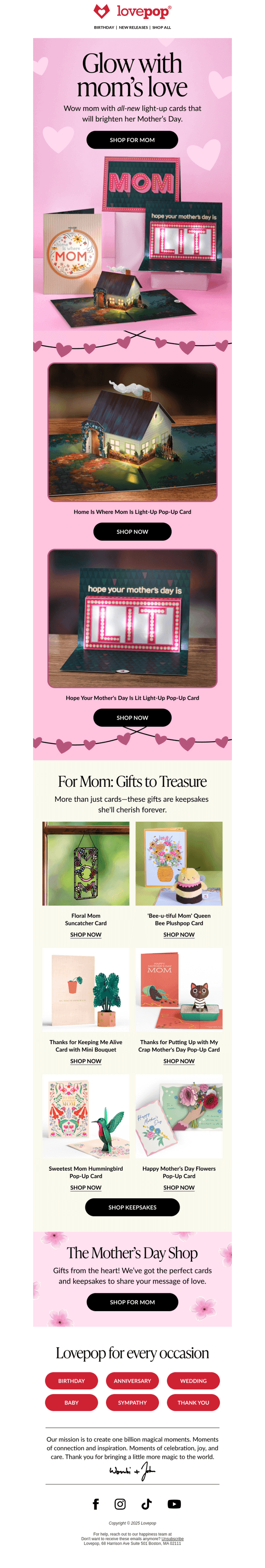 This just in: light-up cards for mom!