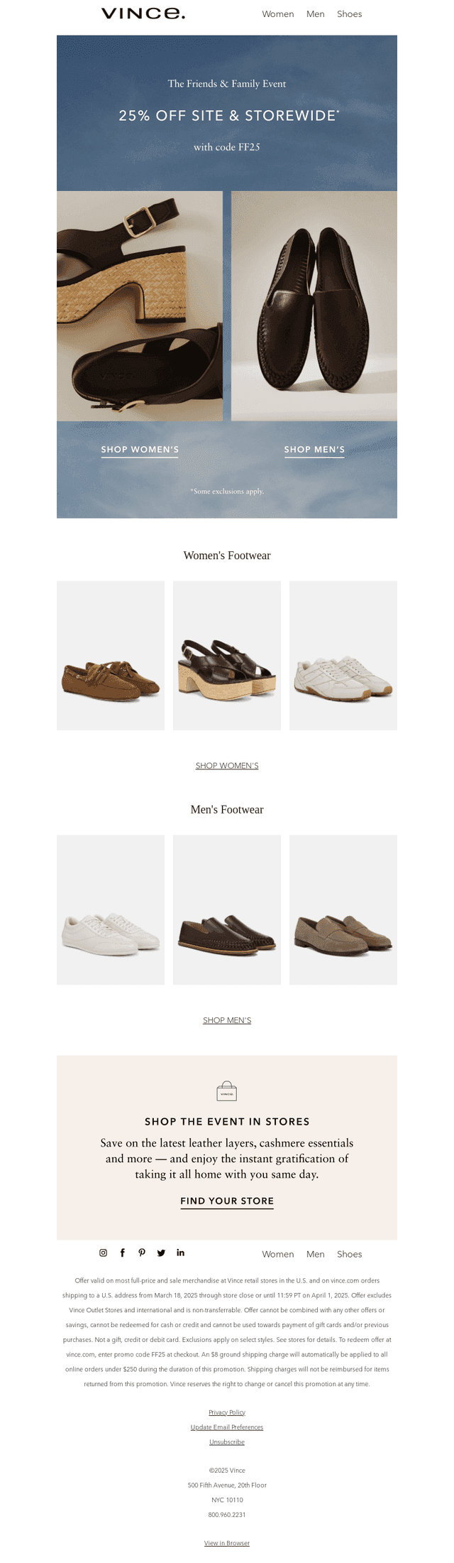 25% Off Suede Loafers, Espadrilles & More