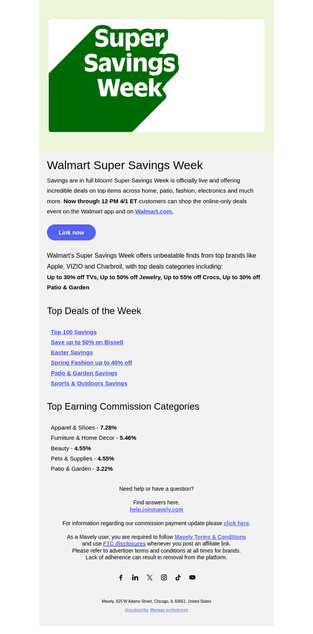 Brand Spotlight: Walmart Super Savings Week