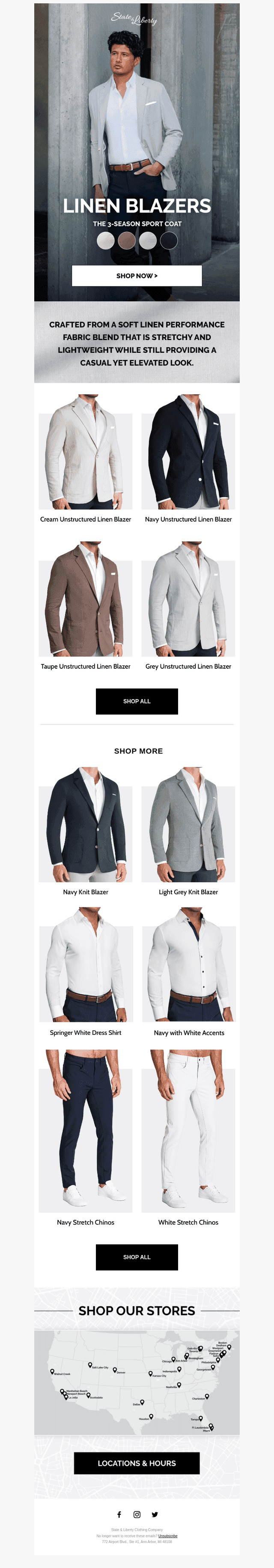 Performance Linen Sport Coats