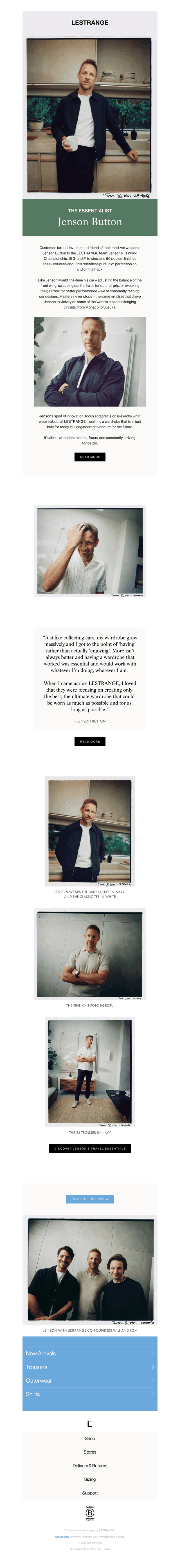 Welcome to the team, Jenson Button