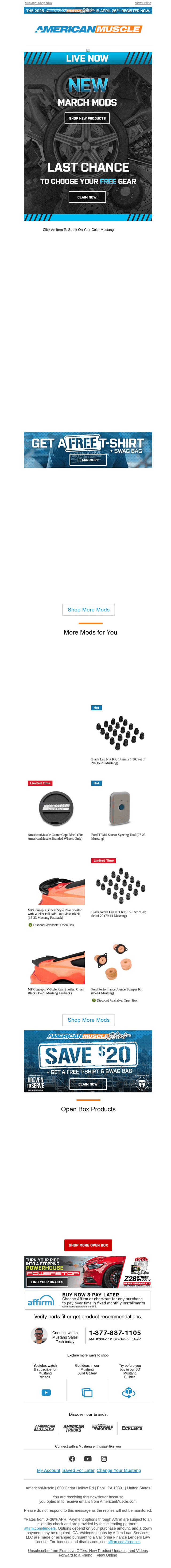 NEW Mods For Your  Mustang