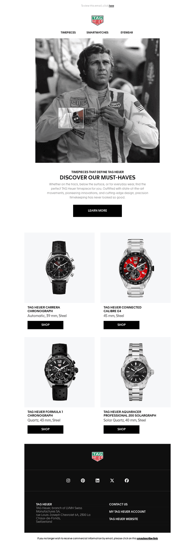 TAG Heuer's Most Iconic Styles