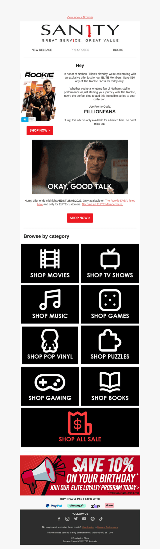 ELITE Exclusive Offer