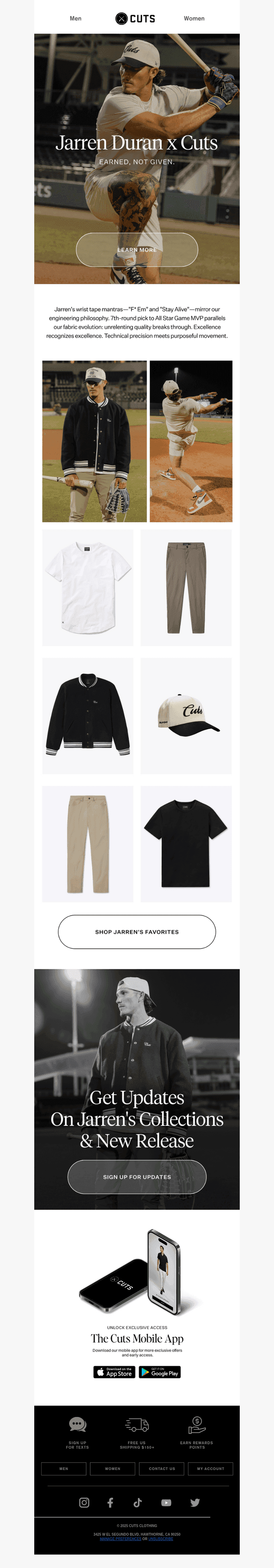 Introducing Jarren Duran X Cuts