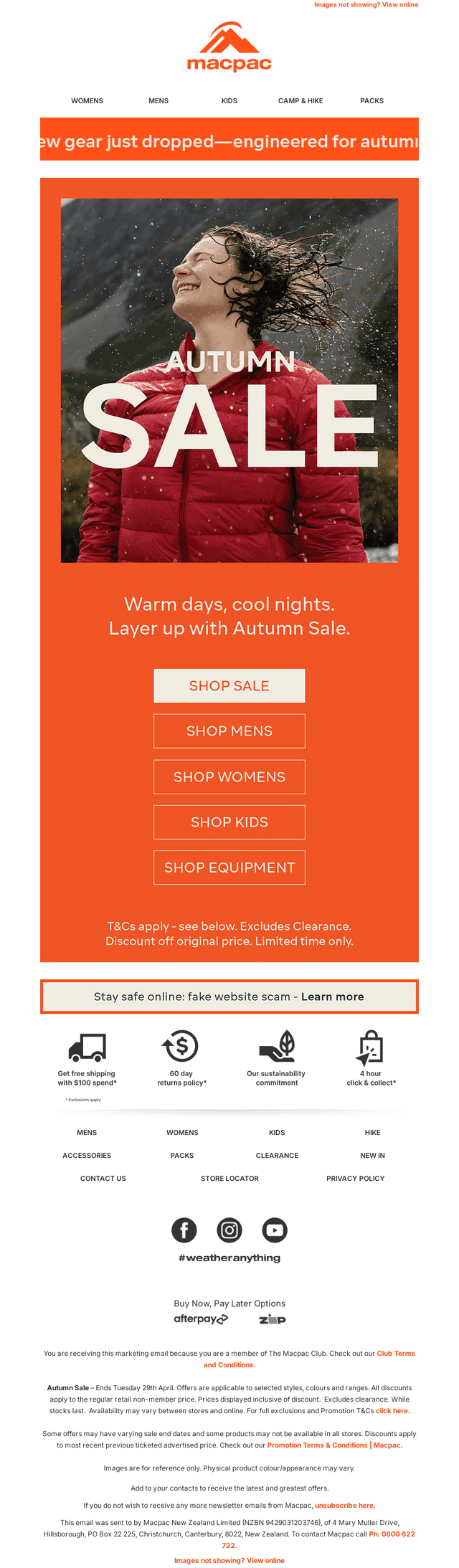 Autumn Sale Starts NOW