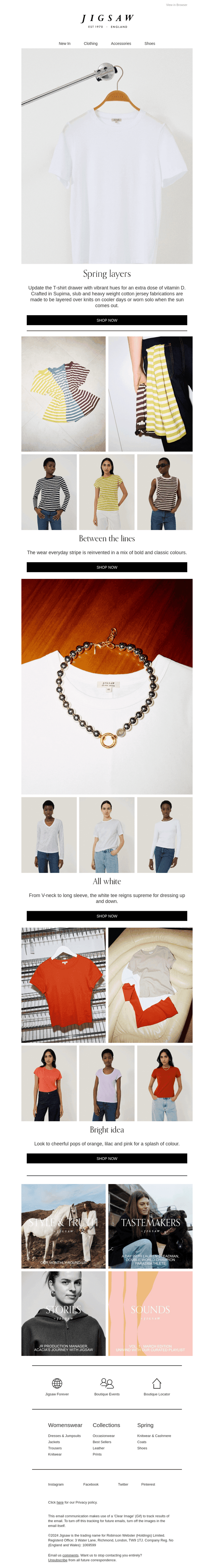The basics with a spring in their step