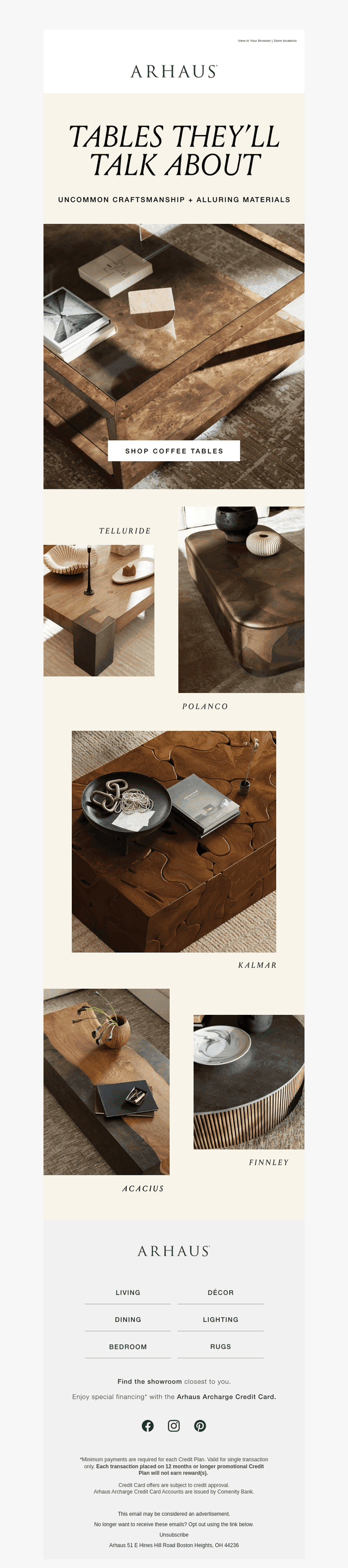 Everyone’s Talking About These Coffee Tables ☕
