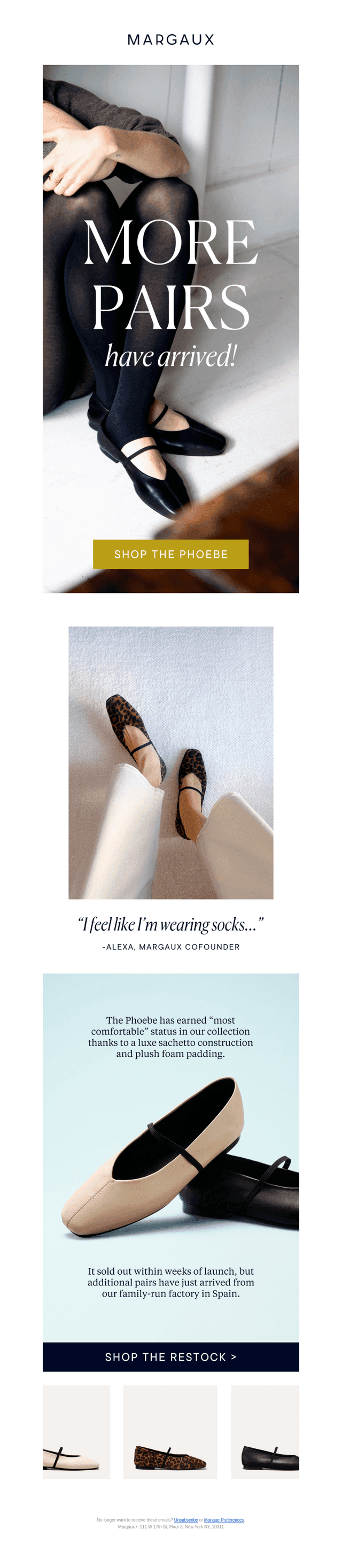 JUST RESTOCKED: Our most comfortable flat, ever