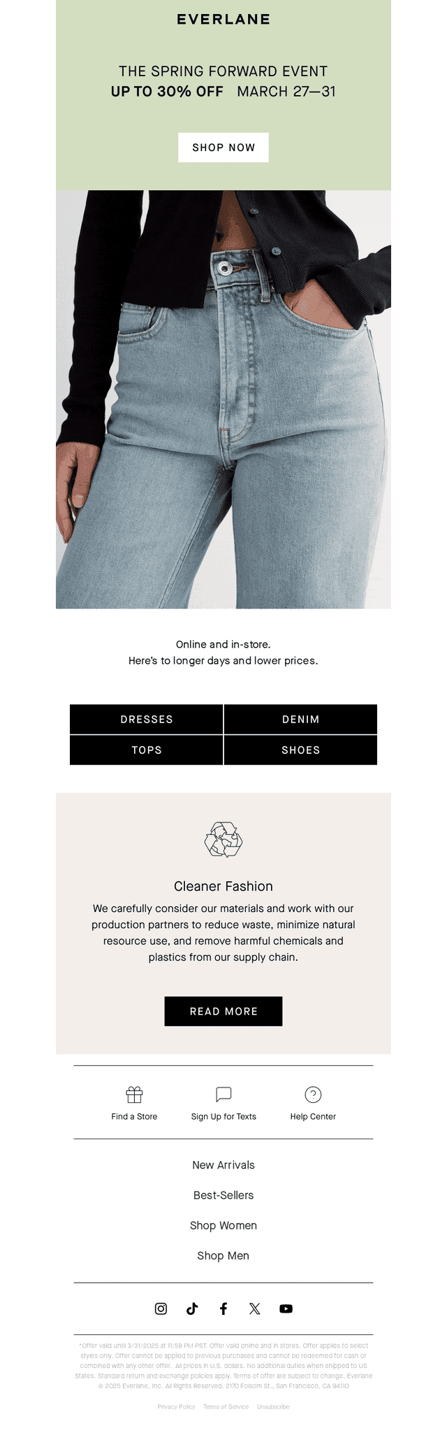 Starts Now: Up to 30% Off