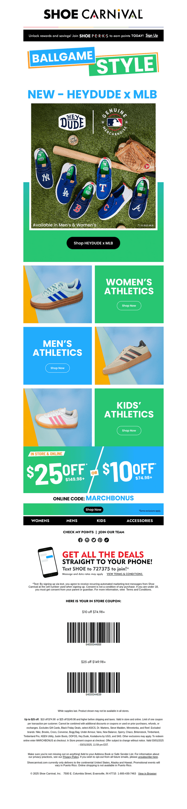 ⚾ Ballgame style from HeyDude is here!​