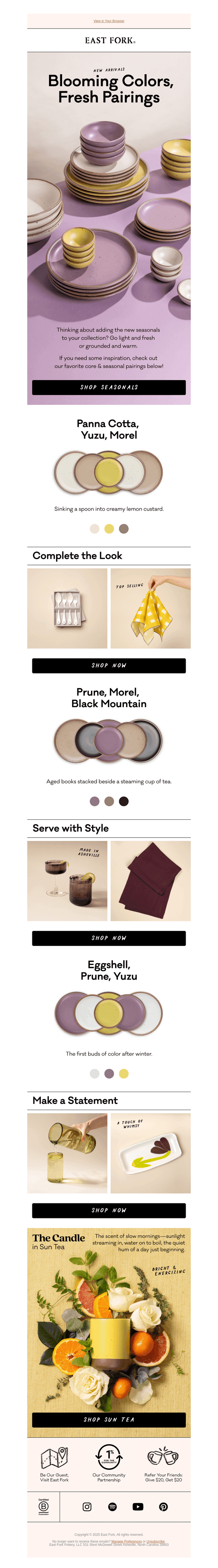 Blooming colors & fresh pairings