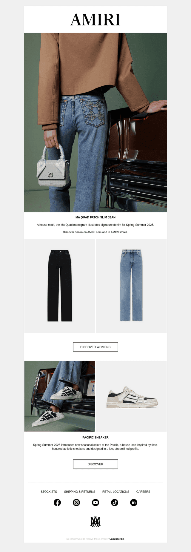 Introducing the MA Quad Patch Slim Jean