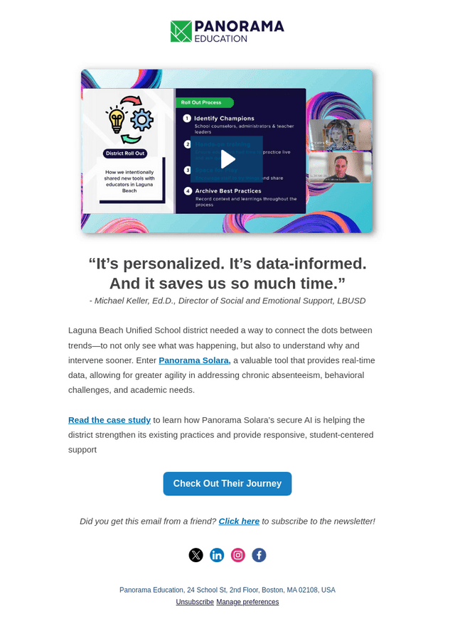 Panorama Education email from Thu, Mar 27, 2025