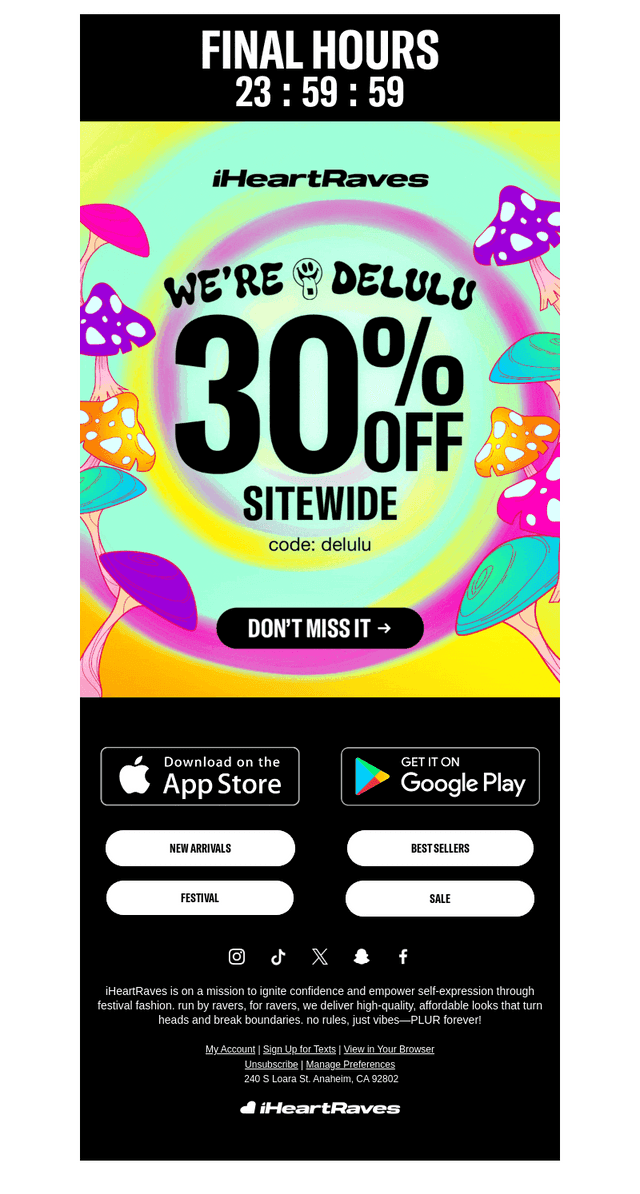 30% OFF Sitewide Is Almost GONE ⏰
