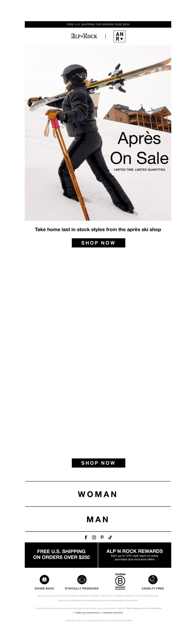 APRÈS SALE: 40% Off
