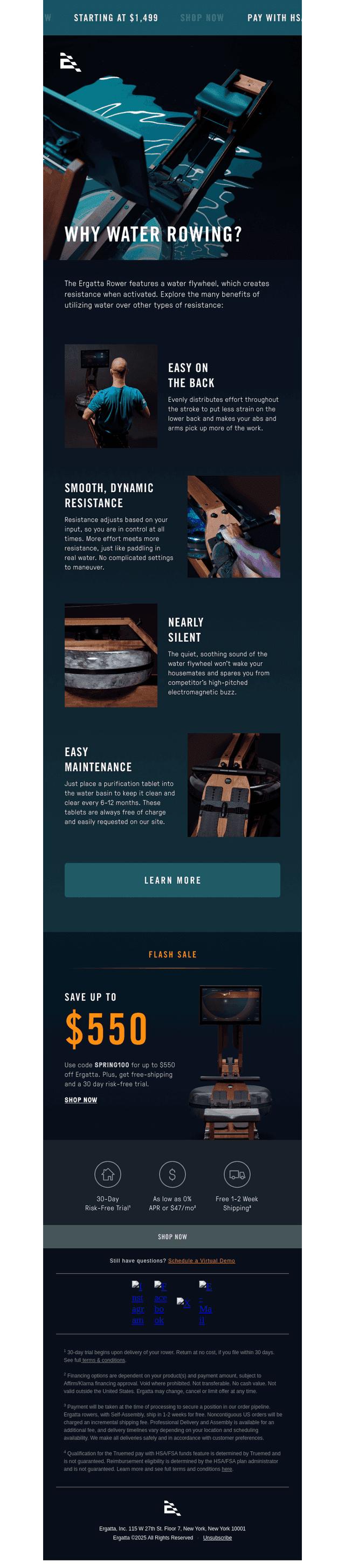 Why Water Rowing Wins