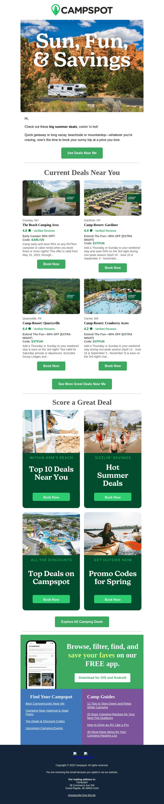 Save BIG on your summer adventure ☀️