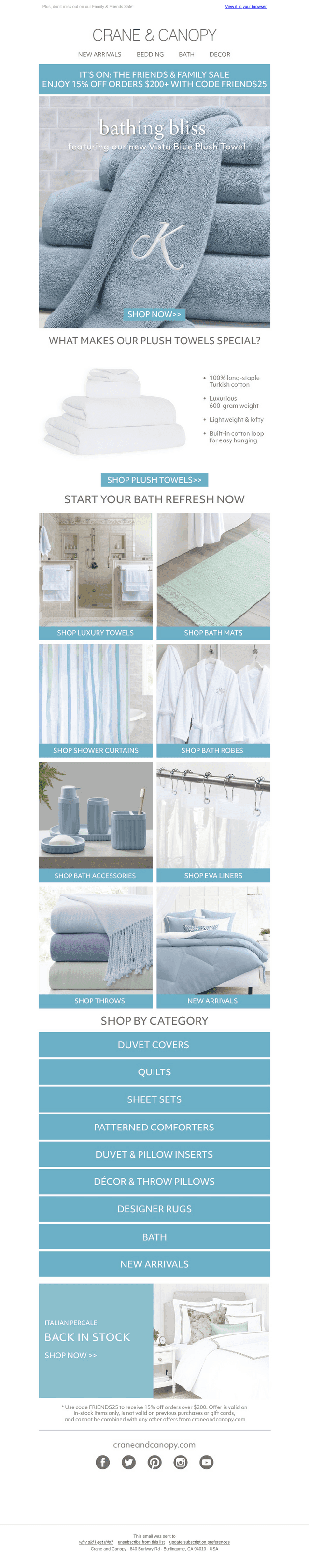 Now, THIS is bathing bliss (plus, 15% OFF!)