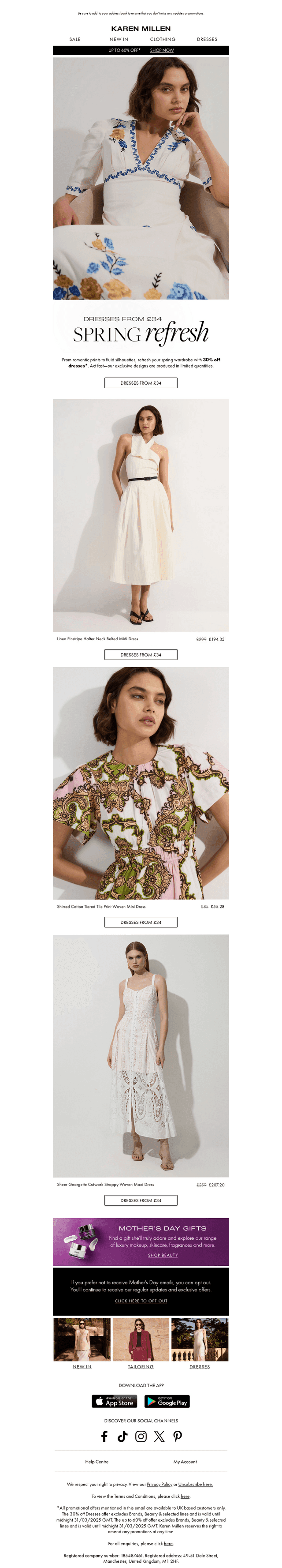 Take 30% off Dresses​