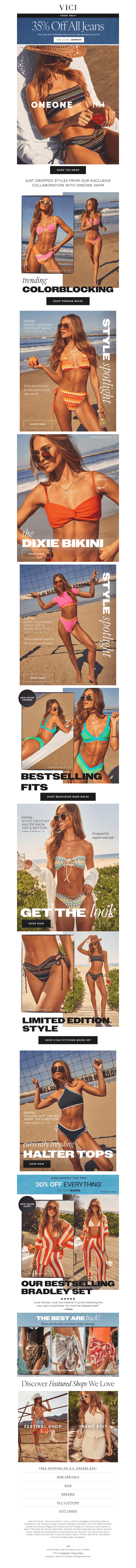 Exclusive! ONEONE X VICI Swim Is Here 👙