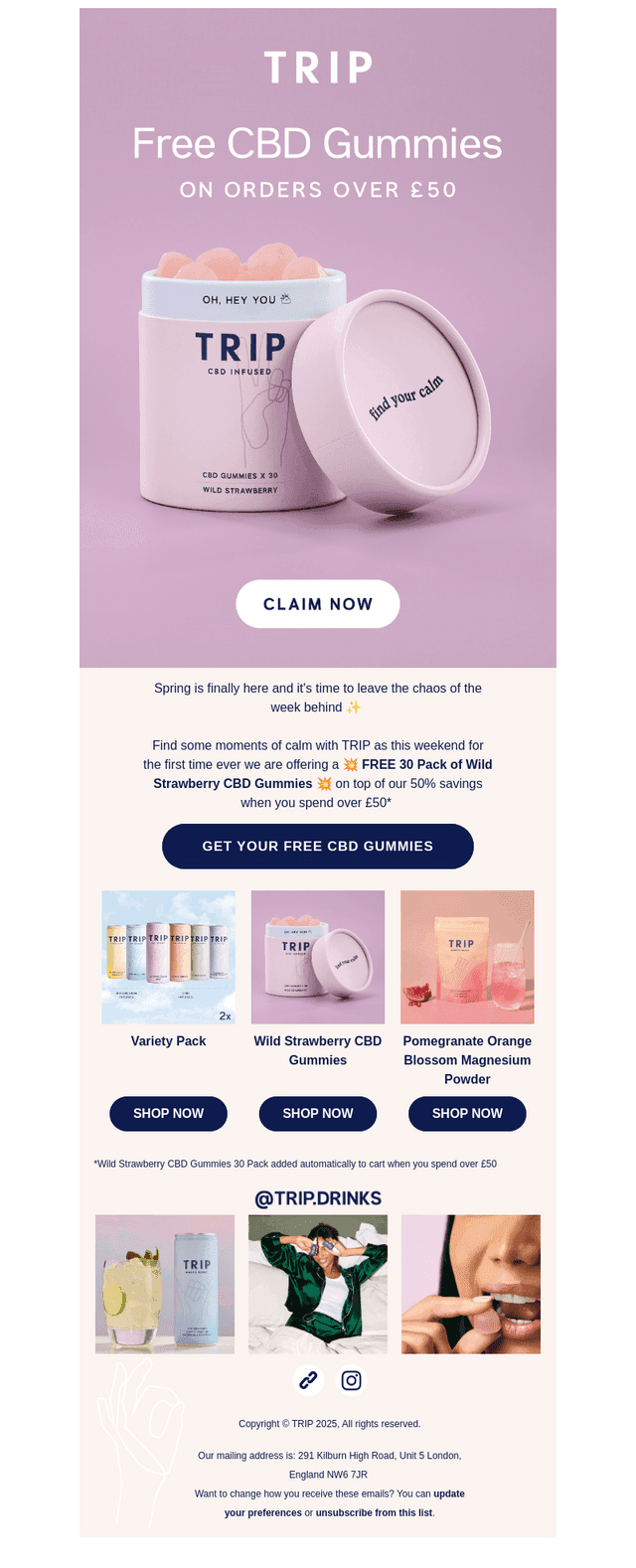 🔥 Free CBD Gummies | Spring sale live 🔥