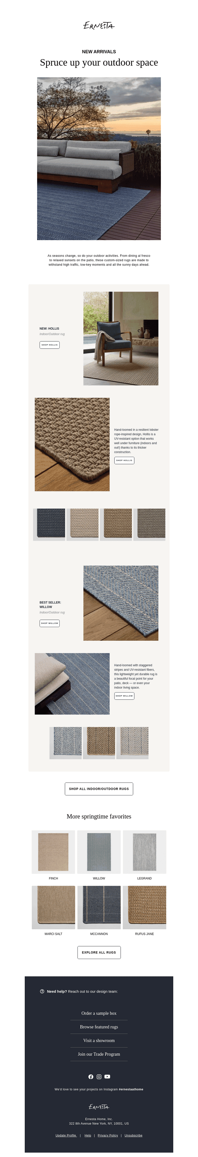 Spring is here. So are new rugs.