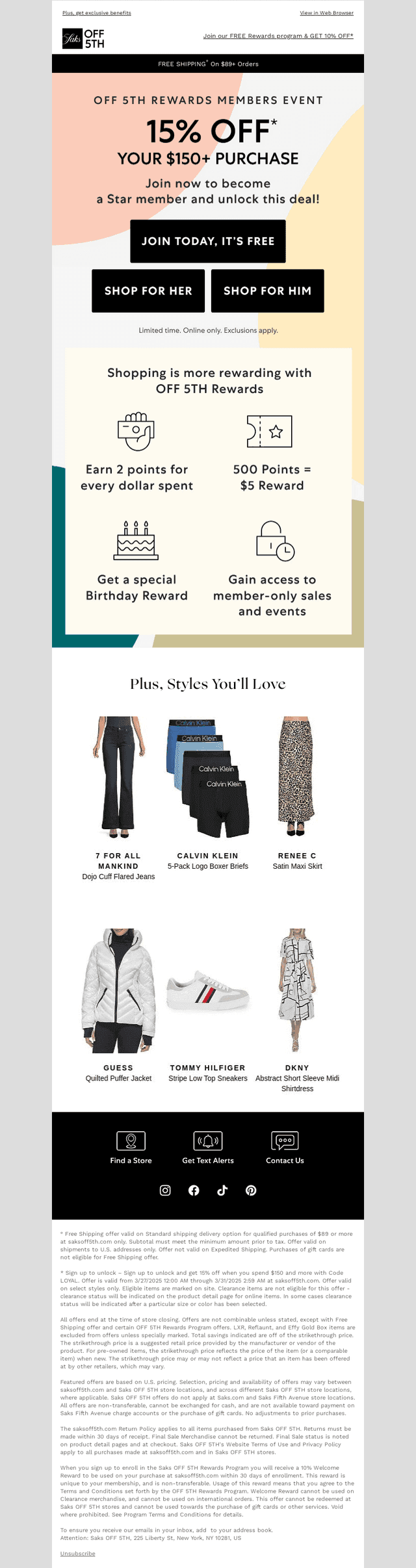 Unlock 15% OFF your $150+ order—this weekend only