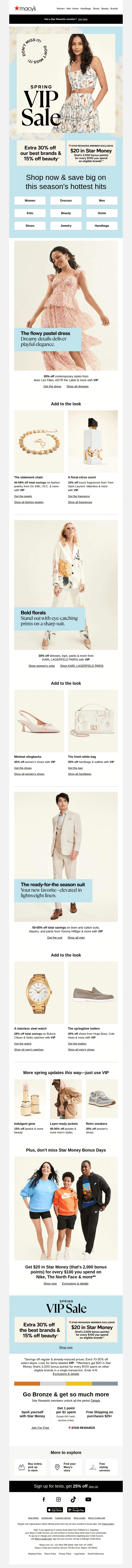 Extra 30% off spring’s biggest trends 👉 VIP access inside