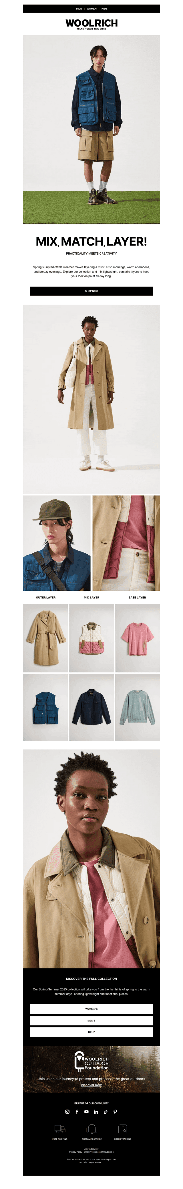 Spring means layering!