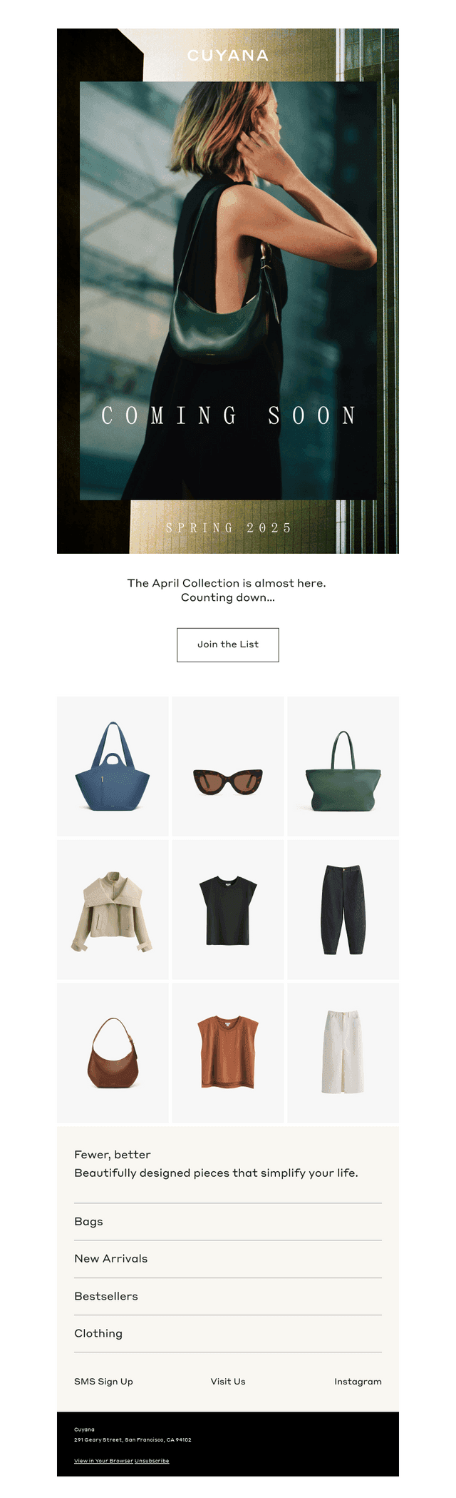 The April Collection is almost here