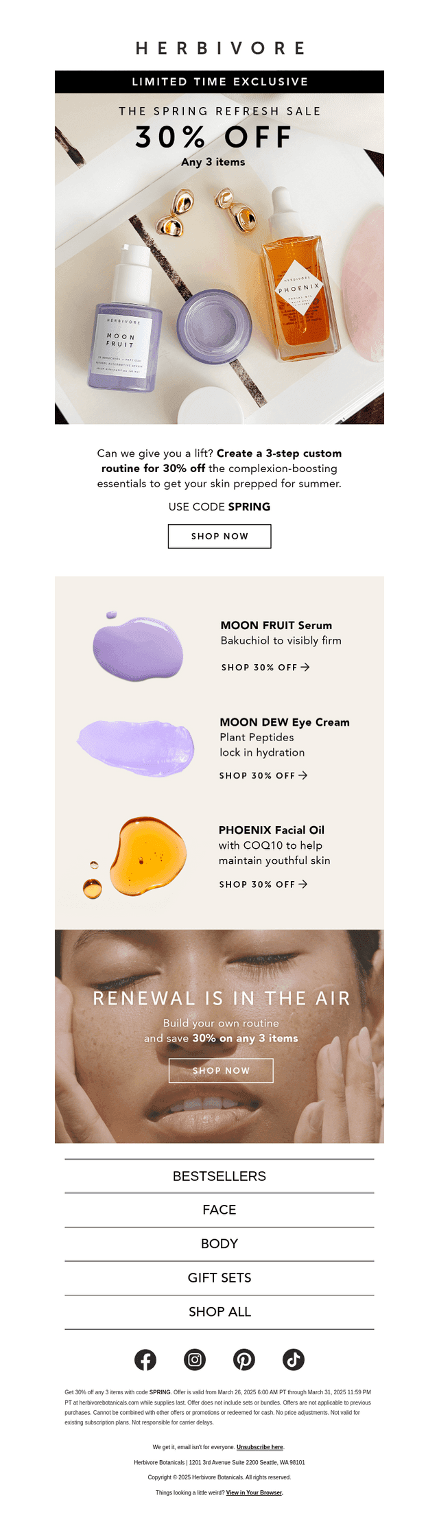 Build your routine 💜 save 30%