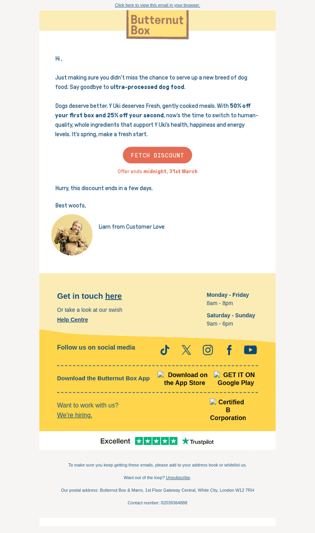 Quick, fetch 50% off for Y Uki