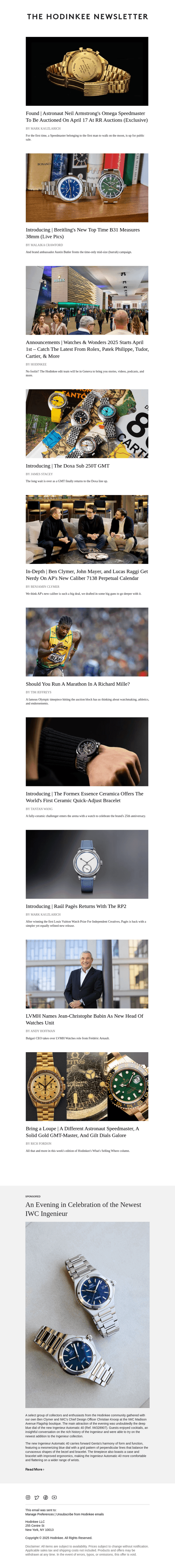 Hodinkee Weekly | 03/28/2025