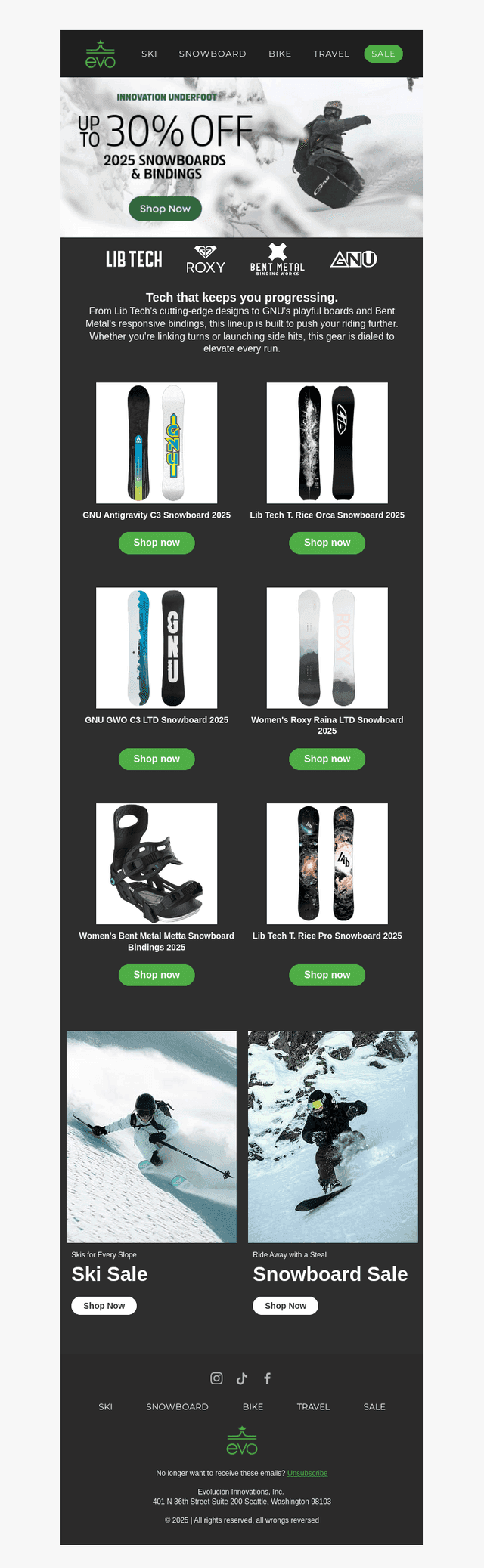 Fresh Price Drops: Up to 30% Off Lib Tech, GNU & More