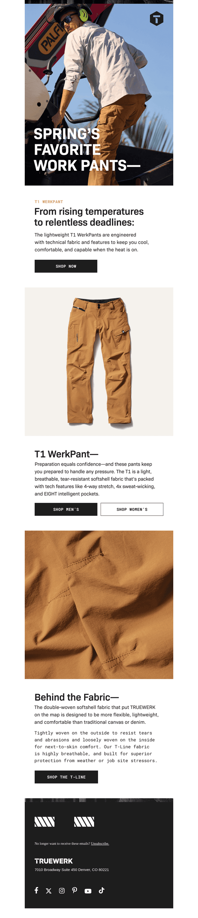 Spring's favorite work pants are back!