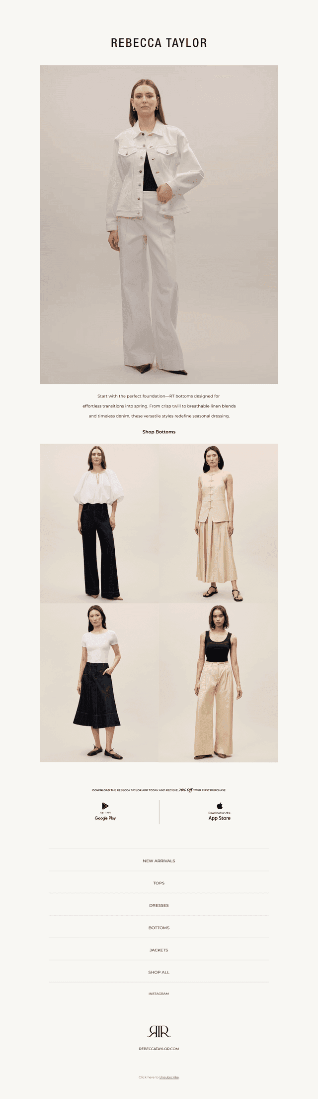 The Bottom Line on Spring Dressing