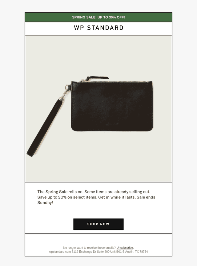 Hurry! Spring Sale Items Selling Out Fast!