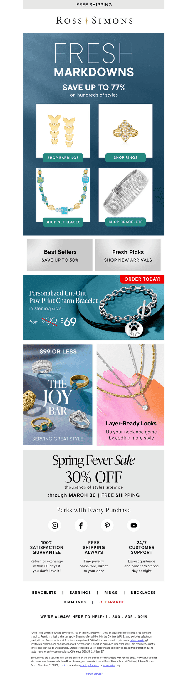 See it, snag it. Save up to 77% on fresh markdowns ➡️