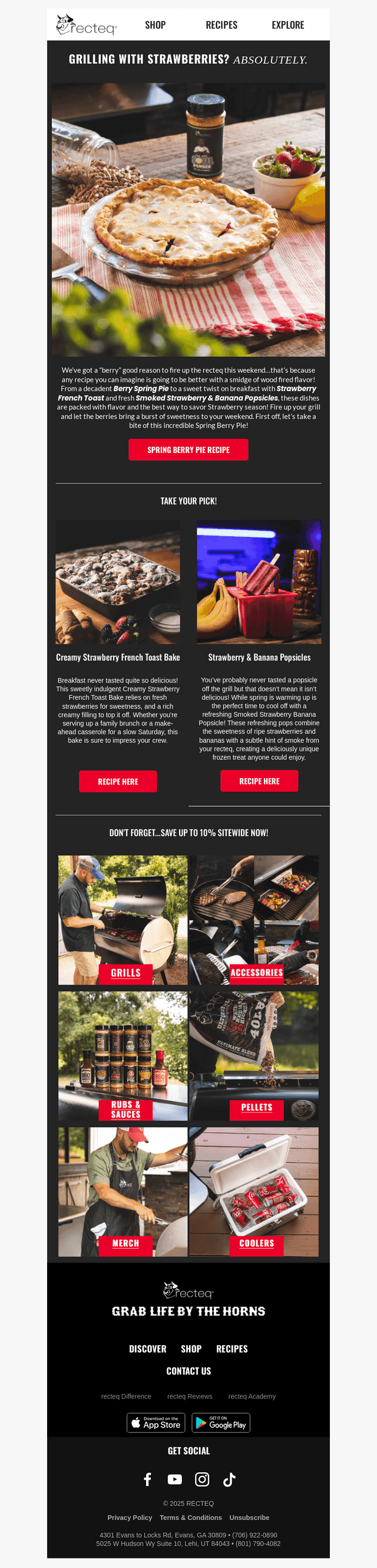 Need an excuse to fire up the grill? 👀 🍓