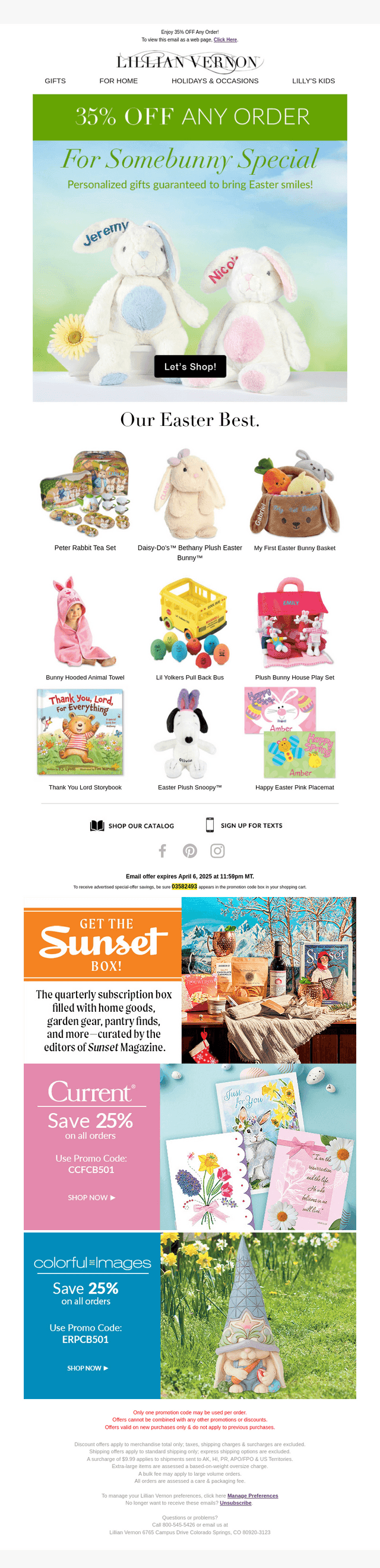 35% Off Eggceptional Easter Gifts
