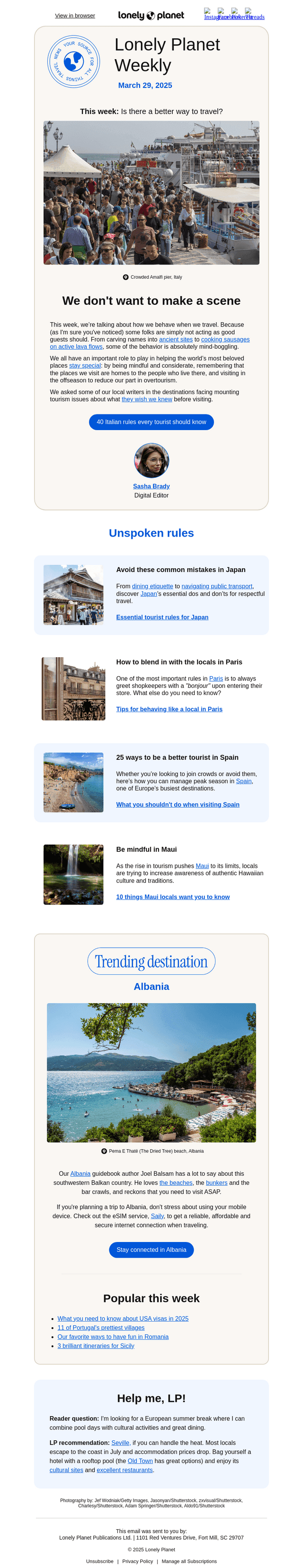 How to be a better tourist