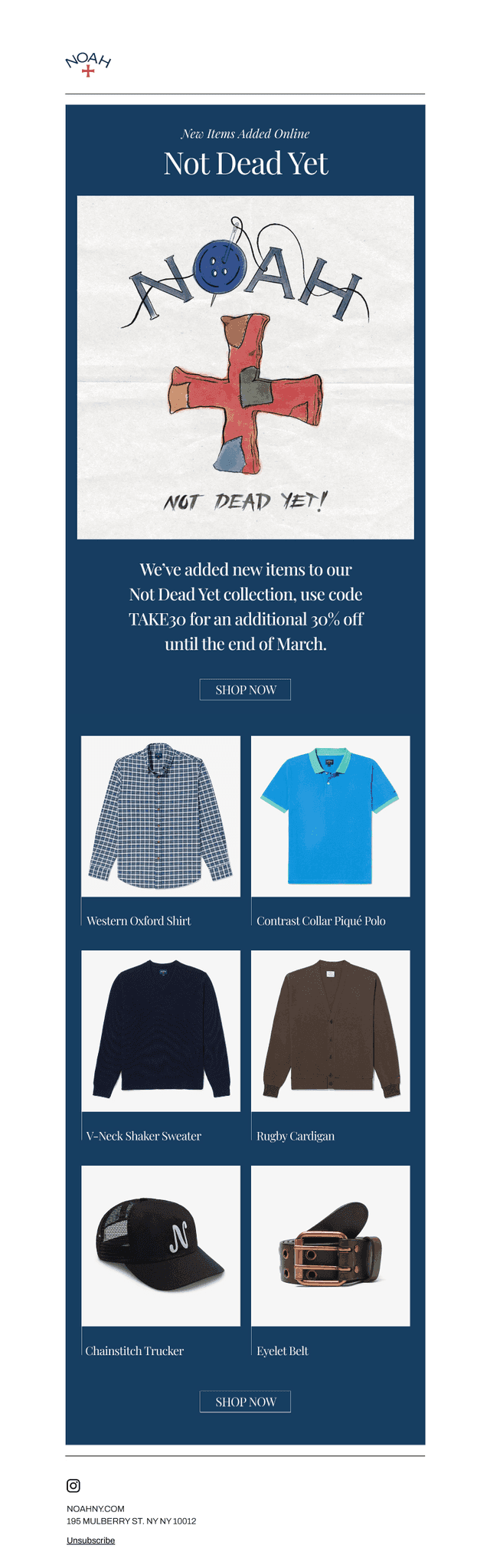New Products Added to Not Dead Yet