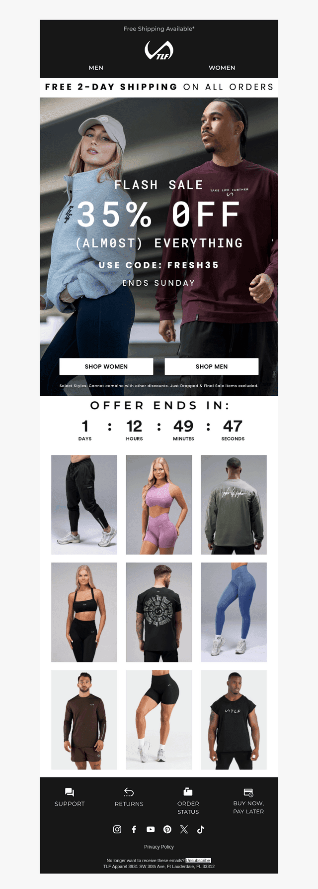 MADNESS! 35% Off + Free 2-Day Shipping! 😱