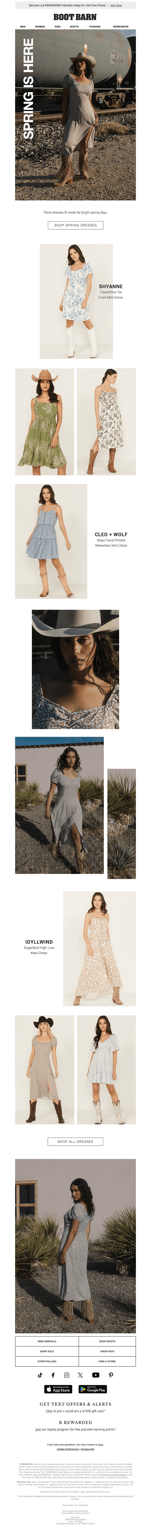 Floral Dresses for Spring