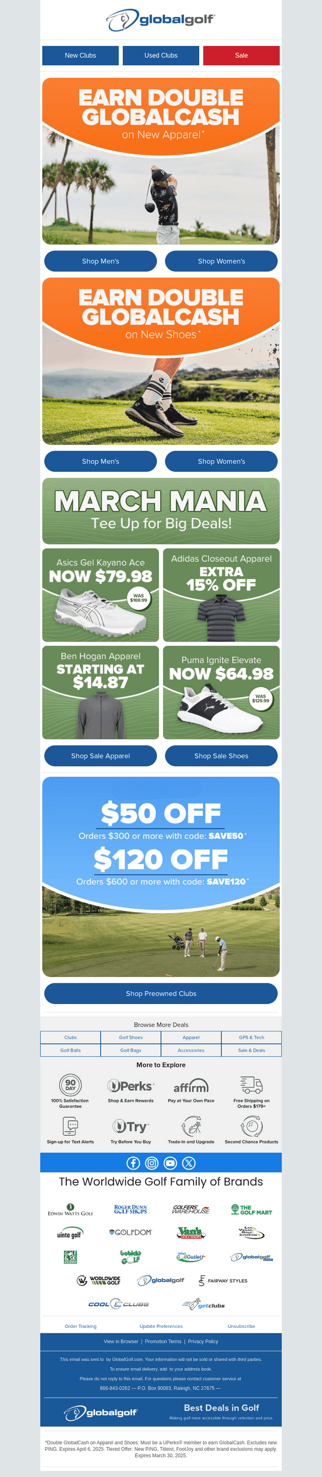 Score Big on Gear, Style & Rewards ⛳