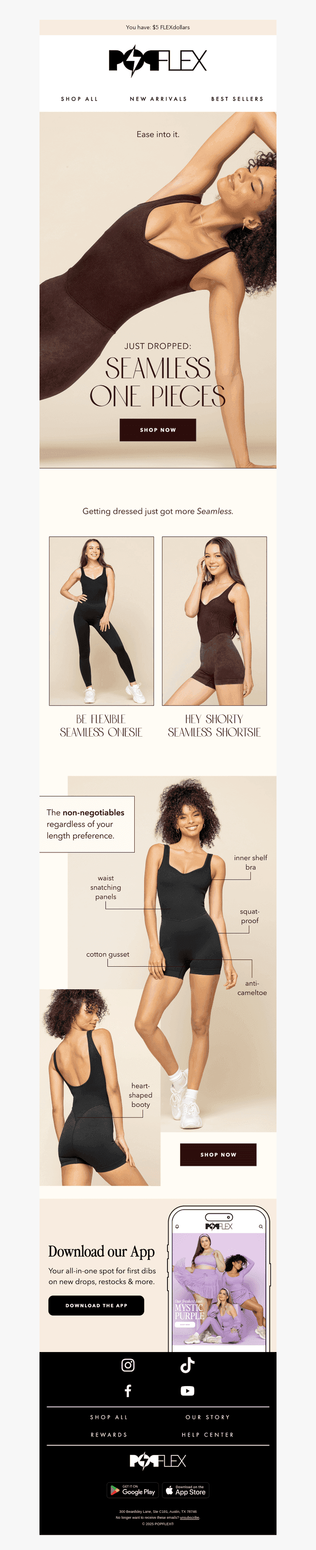 NEW! Onesies + Shortsies →