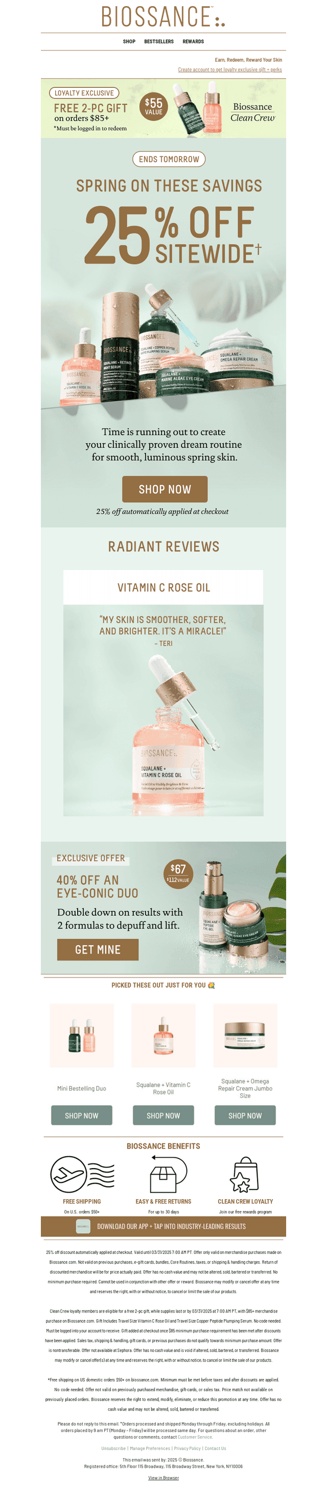 ⏰ TICKIN'! 25% OFF ENDS TOMORROW