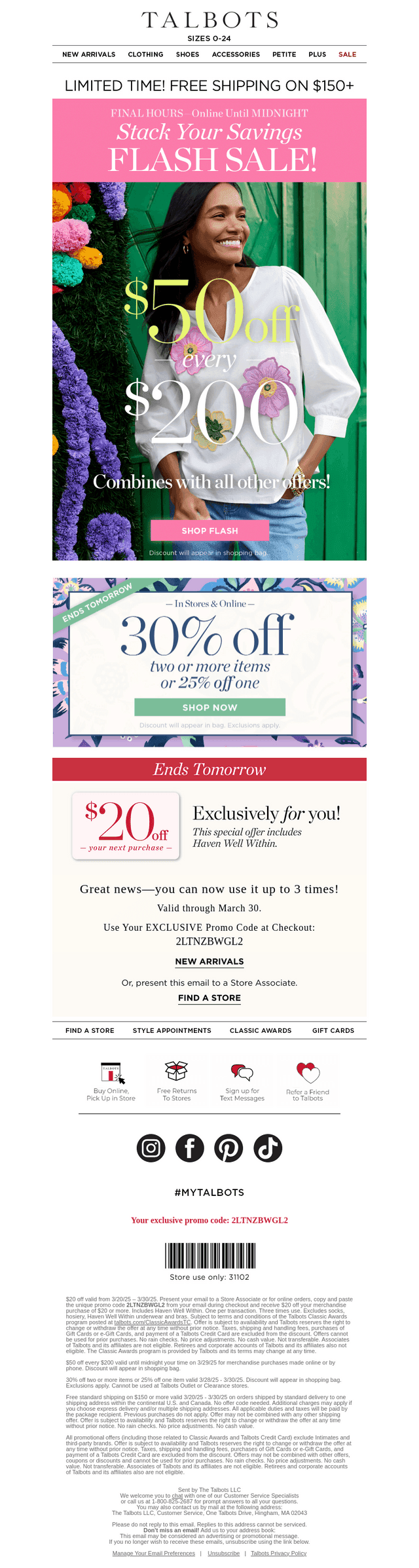 $50 off, combinable! ⚡ ENDS MIDNIGHT ⚡