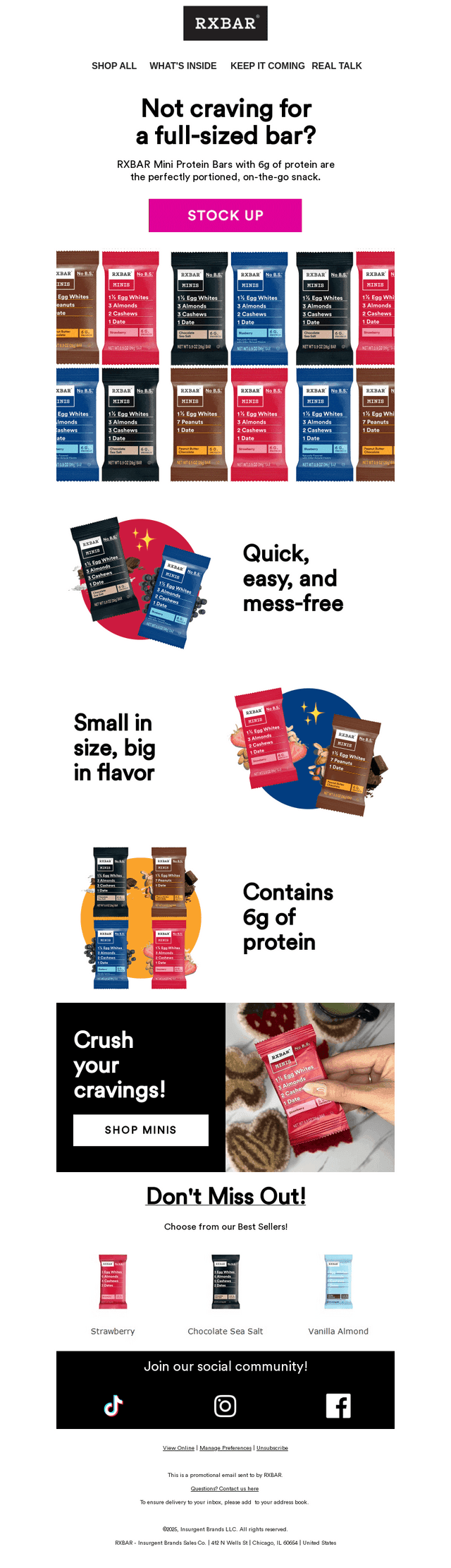 🎉 Big Cravings, Mini Bars!